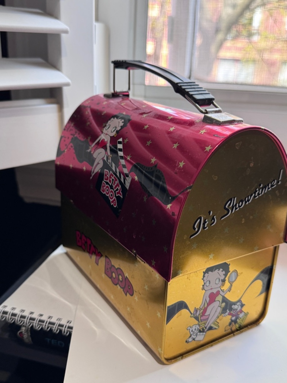 π Betty Boop Tin Lunch Box Retro Collectible Boop-Oop-A-Doop Vintage Style β¨ - Picture 13 of 16
